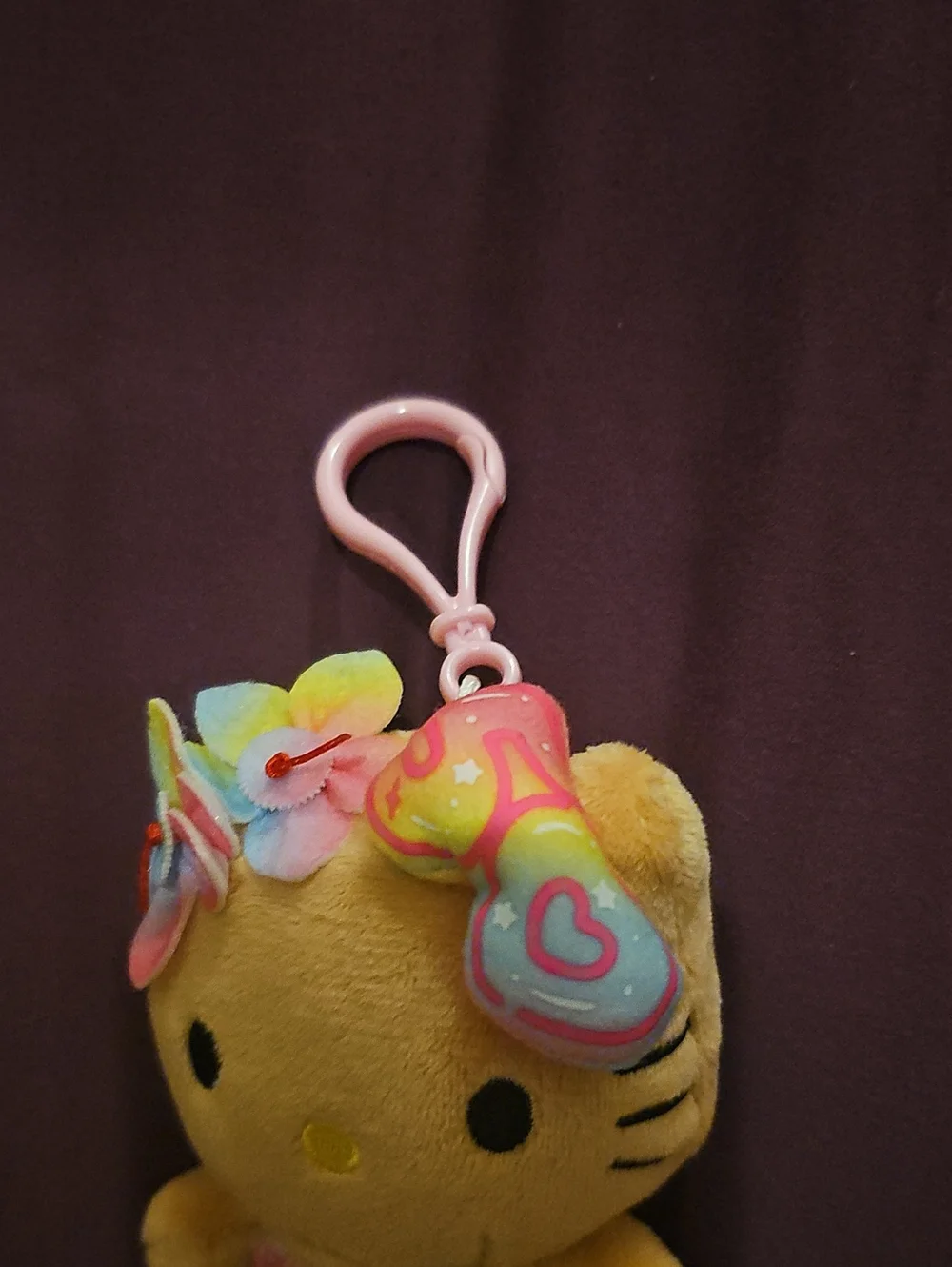 Hello Kitty ABC Store Plush Keychain NWT